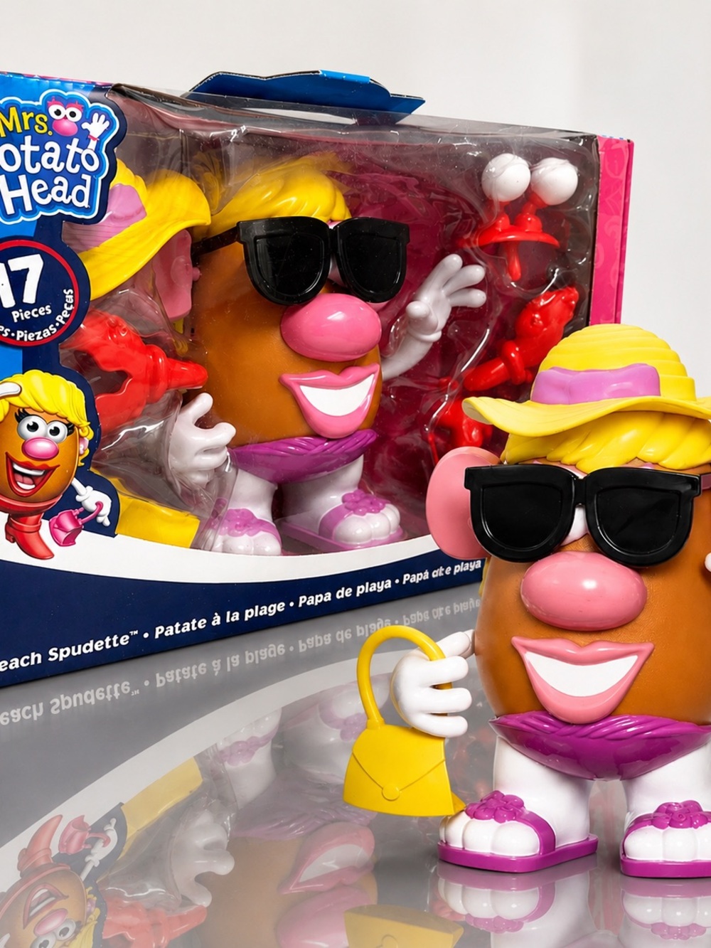 Mrs Potato Head Beach Spudette 17 Pc Hasbro Playskool NIB 2016 Set - Toy Story